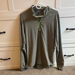 Nike Men's Olive Long Sleeve Dri-FIT Shirt